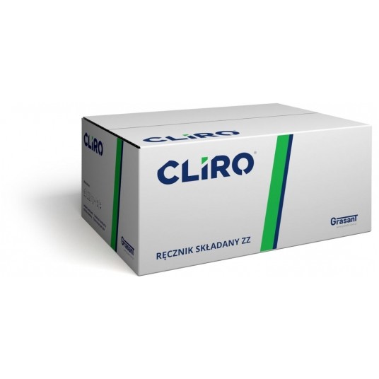 Ręcznik ZZ 1W CLIRO BIAŁY 75% 20x25 20x200szt -zdjęcie numer 1