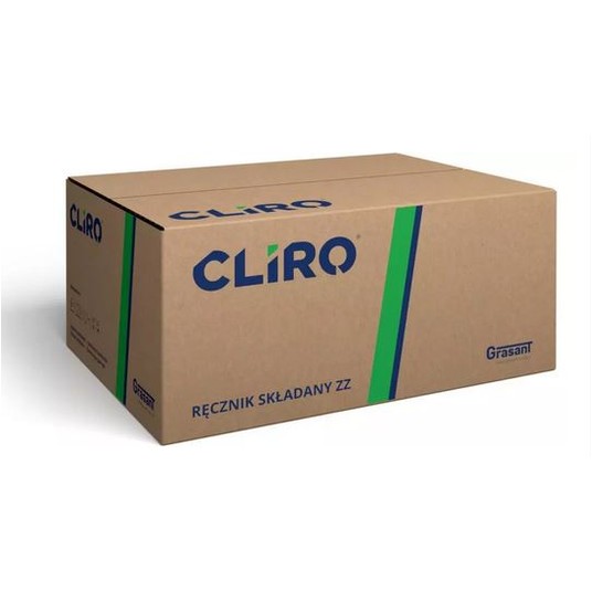 Ręcznik ZZ 1W CLIRO ZIELONY maku 20x25 20x200szt -zdjęcie numer 1
