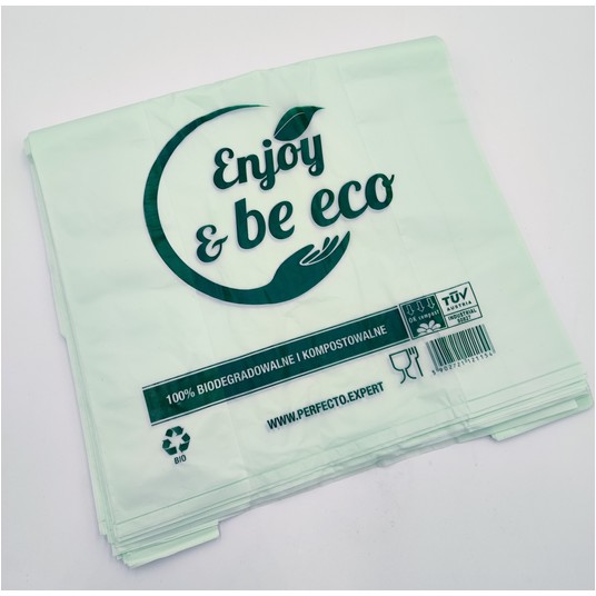 Reklamówka BIO ENJOY duża 30x55cm 18µm 50szt /10 -zdjęcie numer 2