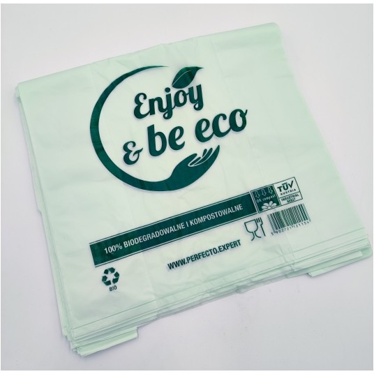 Reklamówka BIO ENJOY średni 28x48cm 18µm 50szt /10 -zdjęcie numer 2