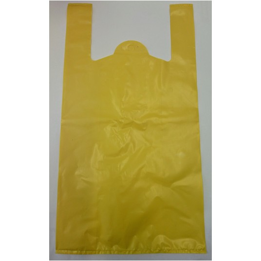 Reklamówka LDPE 30x55cm GIGA MOCNA ŻÓŁTA 100szt /5 -zdjęcie numer 1