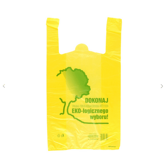 Reklamówka z nadrukiem ECO 26x47 100szt 11my /25 -zdjęcie numer 1