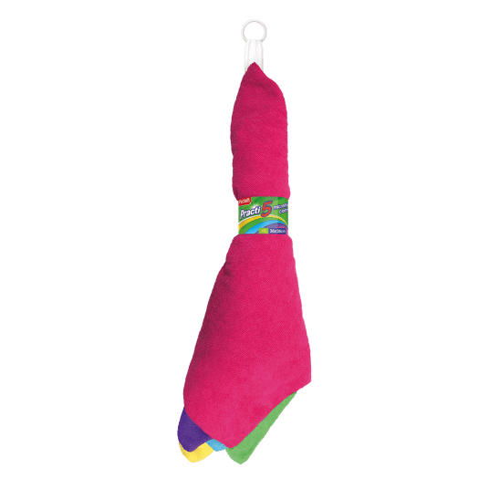 Ścierka mikrofibra 36x36 PRACTI mix kolor 5szt /40 -zdjęcie numer 1