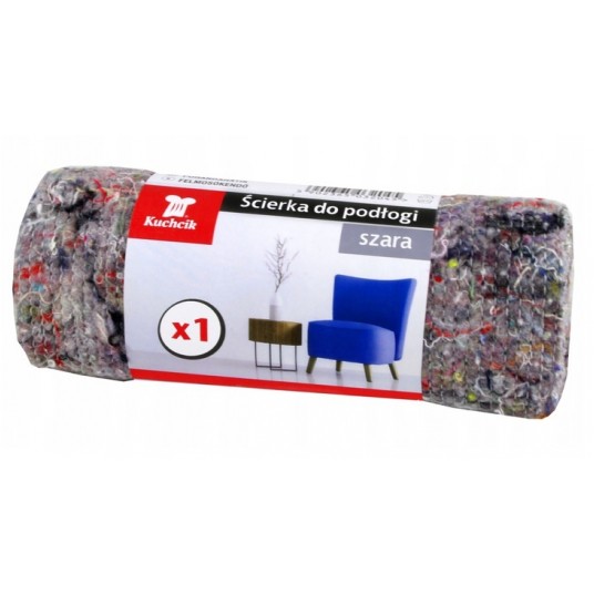 Ścierka podłogowa 50x60 KUCHCIK SZARA 1szt -zdjęcie numer 1