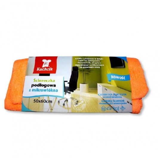 Ścierka podłogowa 50x60 mikrofib KUCHCIK poma 1szt -zdjęcie numer 1