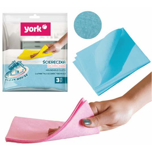 Ścierka uniwersal domowa 35x35cm YORK 3szt /54 -zdjęcie numer 1