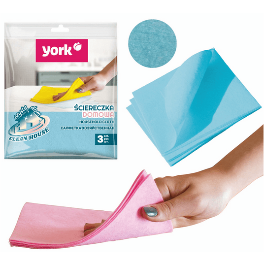 Ścierka uniwersal domowa 35x35cm YORK 3szt /54 -zdjęcie numer 1