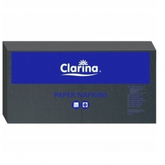 Serwetka 33x33 2W 250szt CLARINA CZARNA -zdjęcie numer 1
