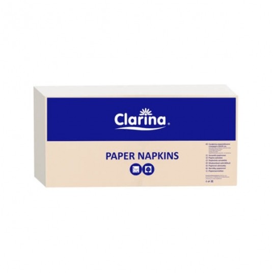 Serwetka 33x33 2W 250szt CLARINA SZAMPAN -zdjęcie numer 1