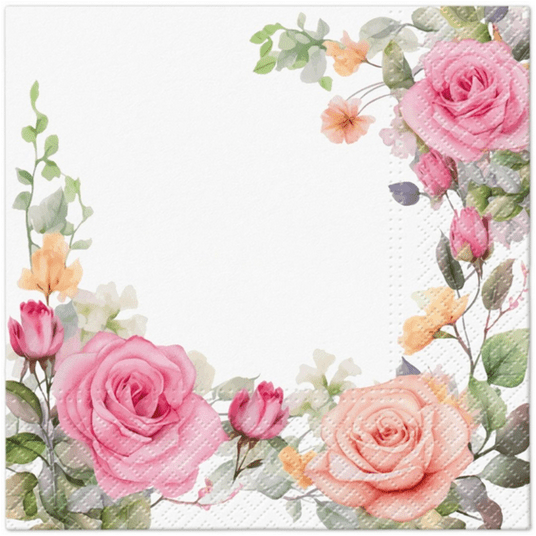 Serwetka 33x33 PAW 3W Gentle Bloom 20szt -zdjęcie numer 1