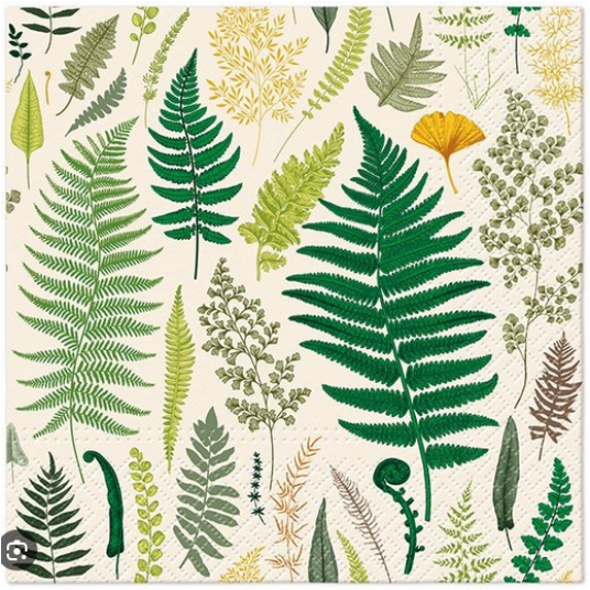 Serwetka 33x33 wzór 3W BOTANIC MEMORIES 20szt /12 -zdjęcie numer 1