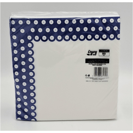 Serwetka 38x38 2W STEMPEL biała 50szt /10 -zdjęcie numer 1