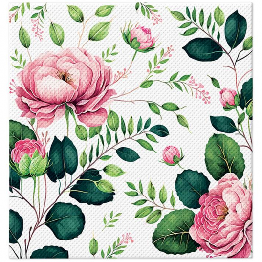 Serwetka 38x40cm softpt PAW Noble Roses 20szt -zdjęcie numer 1