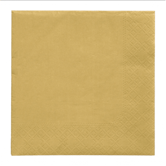 Serwetka 40x40cm PAPSTAR Złota 3W 20szt -zdjęcie numer 2