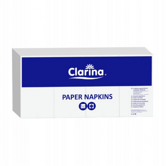 Serwetka gastronom 33x33 CLARINA 1W 1/8 500szt /12 -zdjęcie numer 1