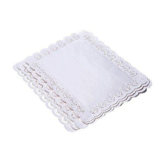 Serwetka ozdobna AŻUR PROSTOKĄTNA 40x30cm 100szt -zdjęcie numer 1