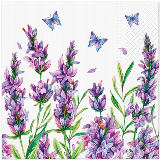 Serwetka PAW 33x33 3W Lawenda 20szt /12 -zdjęcie numer 1