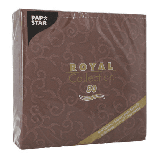 Serwetka ROYAL 40x40 Casali BRĄZ 50szt /5 -zdjęcie numer 1