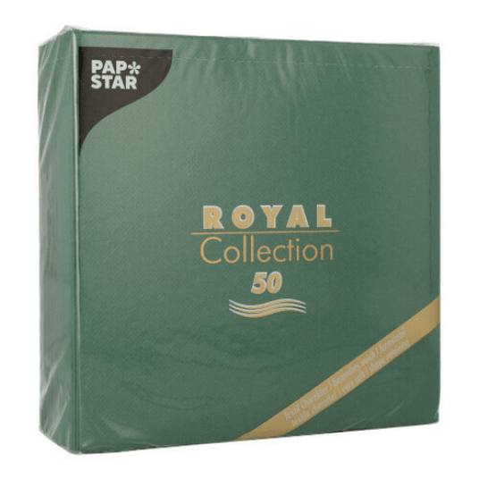 Serwetka ROYAL Papstar 40x40 CM ZIELONA 50szt /5 -zdjęcie numer 2
