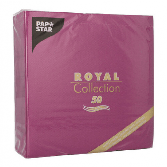 Serwetka ROYAL Papstar 40x40 FIOLETOWA 50szt /5 -zdjęcie numer 2