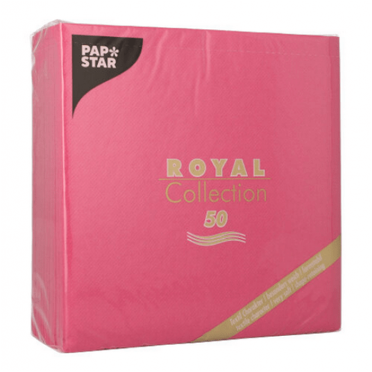 Serwetka ROYAL Papstar 40x40 FUKSJA 50szt /5 -zdjęcie numer 2