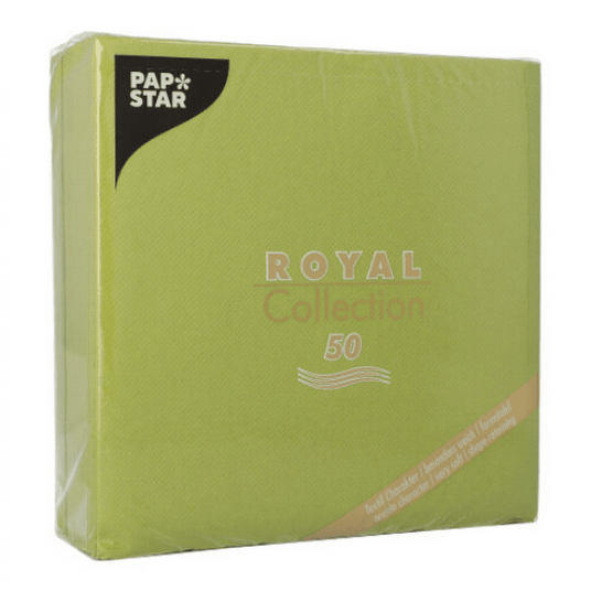 Serwetka ROYAL Papstar 40x40 OLIWKOWA 50szt /5 -zdjęcie numer 2