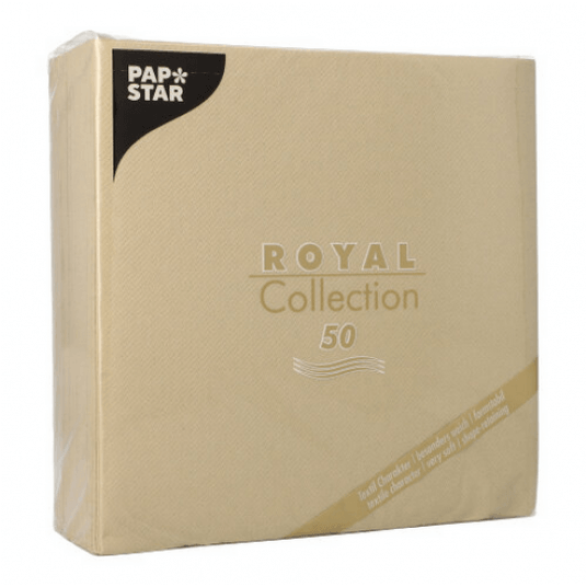 Serwetka ROYAL Papstar 40x40 PIASKOWA 50szt /5 -zdjęcie numer 2