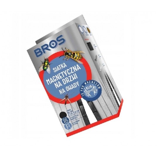 Siatka na drzwi magnetyczna 100x220 CZARNA -zdjęcie numer 1