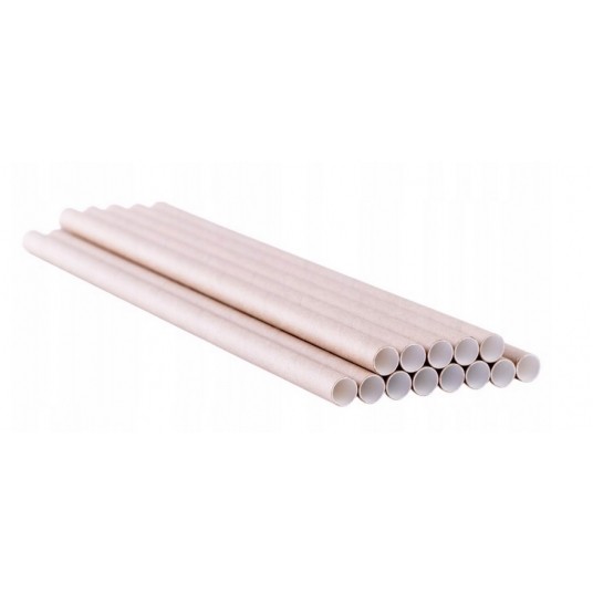 Słomka papierowa 8x200mm KRAFT 150szt/21 -zdjęcie numer 1