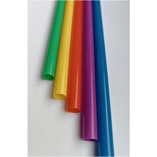 Słomka PP 7x220mm KOLOR MIX 500szt REUSE -zdjęcie numer 2