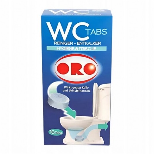 Tabletki do czyszcenia WC ORO 16X25G Weco /7 -zdjęcie numer 1