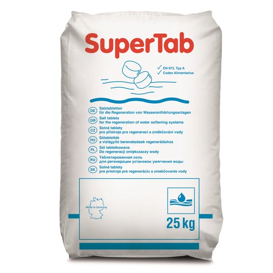 Tabletki solne SuperTab uzdatnianie wody 25kg -zdjęcie numer 1