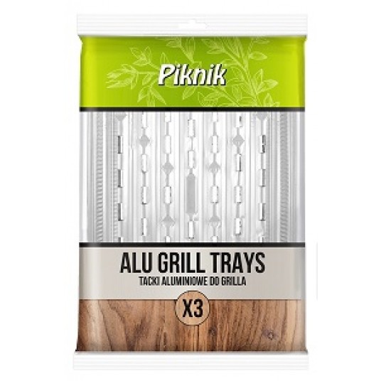 Tacka aluminiowa do grilla 33x23cm PIKNIK 3szt /30 -zdjęcie numer 1