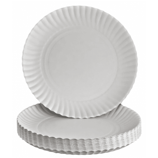 Talerz papierowy BIAŁY 24cm ENJOY 100szt -zdjęcie numer 1