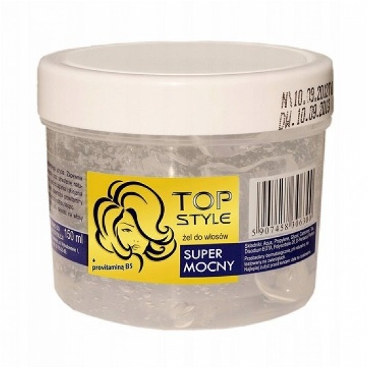 TOP STYLE żel do włosów 150g BIAŁY /32 -zdjęcie numer 1