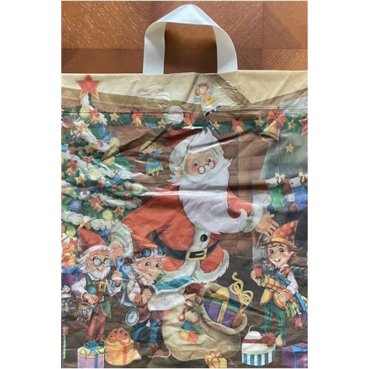 Torba foliowa UCHO 39x45 MIKOŁAJ + ELFY 50szt /10 -zdjęcie numer 1