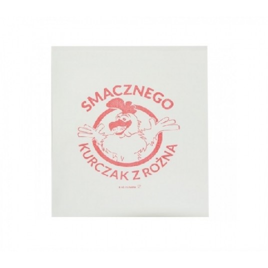 Torba na kurczaka biała duża 24x30cm 100szt /10 -zdjęcie numer 1