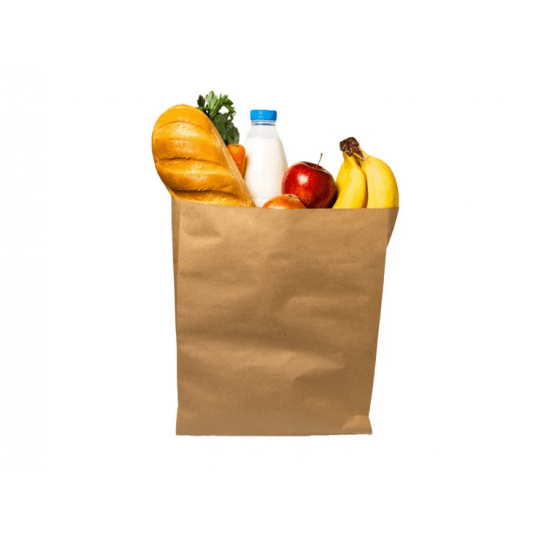 Torba papierowa klockowa brąz 18x11x26,5cm 500szt -zdjęcie numer 2