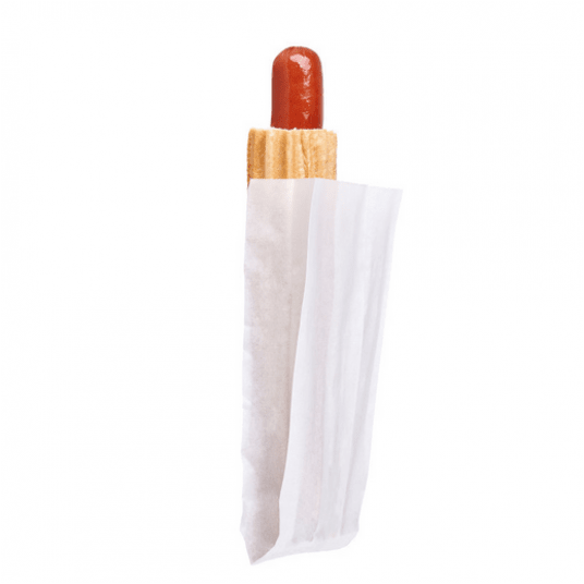Torebka papier HOT DOG biała 19x7x4cm 1000szt -zdjęcie numer 1