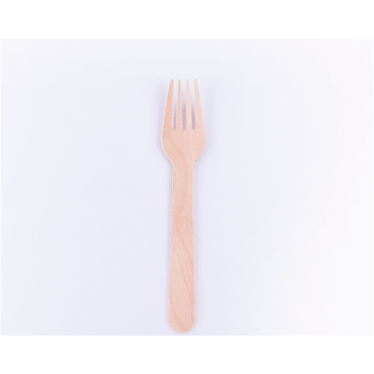 Widelec drewniany ECO 16cm 100szt -zdjęcie numer 1