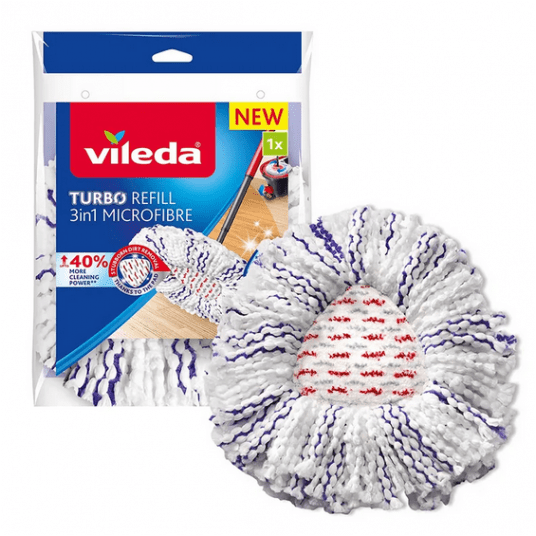 Wkład mop obrotowy VILEDA TURBO 3w1 1szt /5 -zdjęcie numer 1
