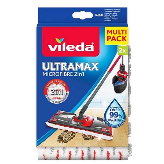 Wkład mop płaski VILEDA 2w1 Ultramax 1szt /8 -zdjęcie numer 4