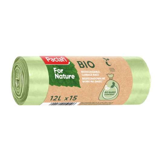 Worki śmieci ForNature BIO zielone 12L 15szt /32 -zdjęcie numer 1