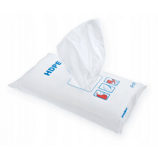 Worki spożywcze HDPE 26 x 50 /10 -zdjęcie numer 1