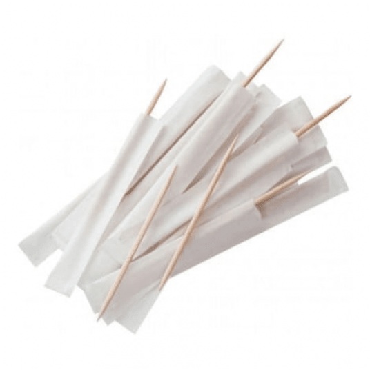 Wykałaczki 6,5cm każda w papierku ENJOY 1000szt -zdjęcie numer 1
