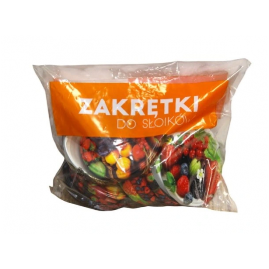 ZAKRĘTKA słoik 82mm 6zacz OWOCE mix 10szt /70 -zdjęcie numer 2