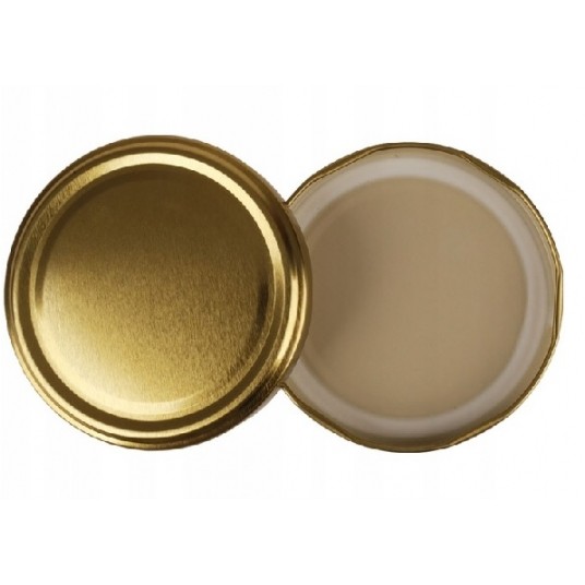 ZAKRĘTKA słoik 82mm 6zacz ZŁOTA 10szt /70 -zdjęcie numer 1