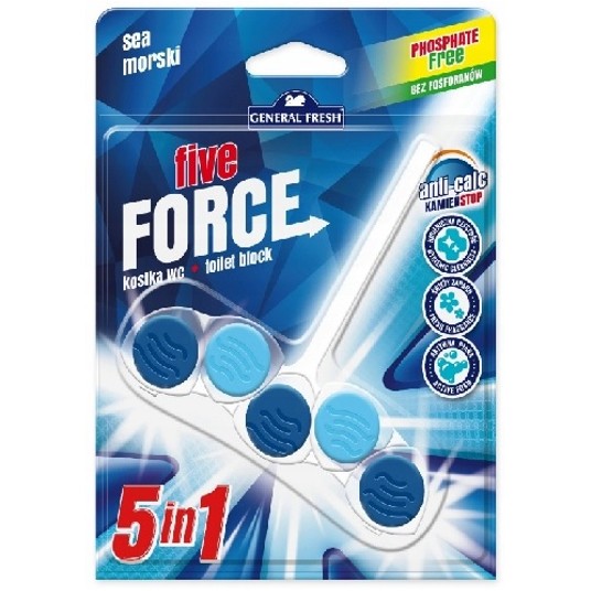 Zawieszka wc 50g FIVE FORCE 5in1 wc kulki /10 -zdjęcie numer 1