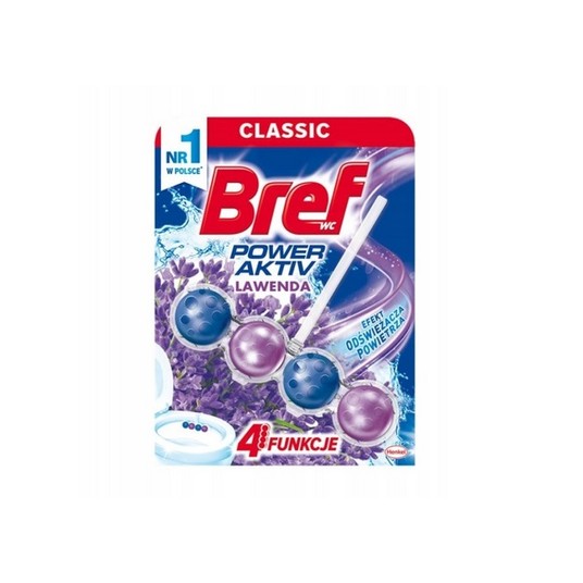 Zawieszka wc kulki BREF POWER ACTIV 1x50g Lawenda -zdjęcie numer 1