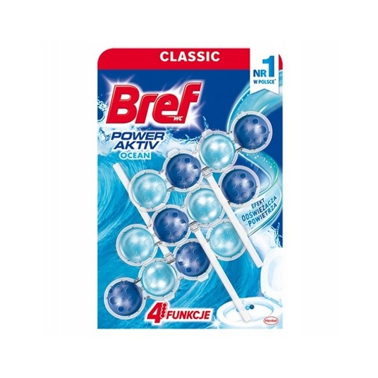 Zawieszka wc kulki BREF POWER ACTIV 3x50g OCEAN -zdjęcie numer 1